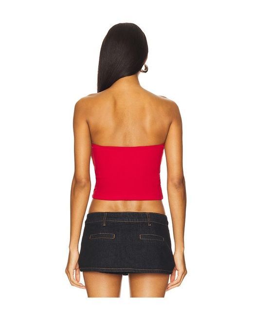 Hype and Vice Red University Of Southern California Jersey Tube Top
