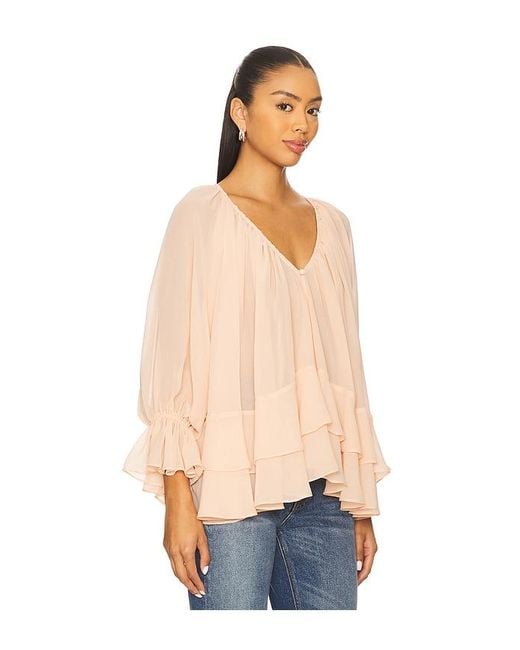 Tularosa Blue Lenora Blouse