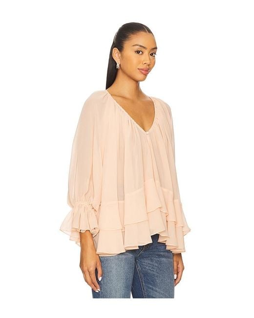 Tularosa Blue Bluse Lenora