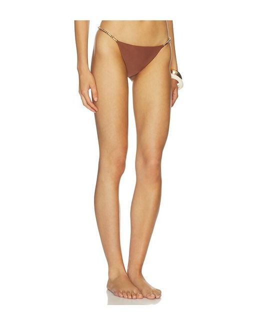 Devon Windsor White Genesis Bikini Bottom