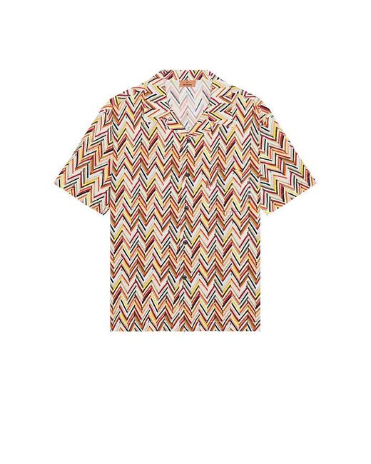 Missoni Multicolor Short Sleeve Shirt for men