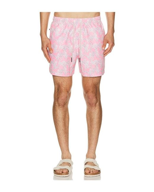 Oas Pink Octo Swim Shorts for men