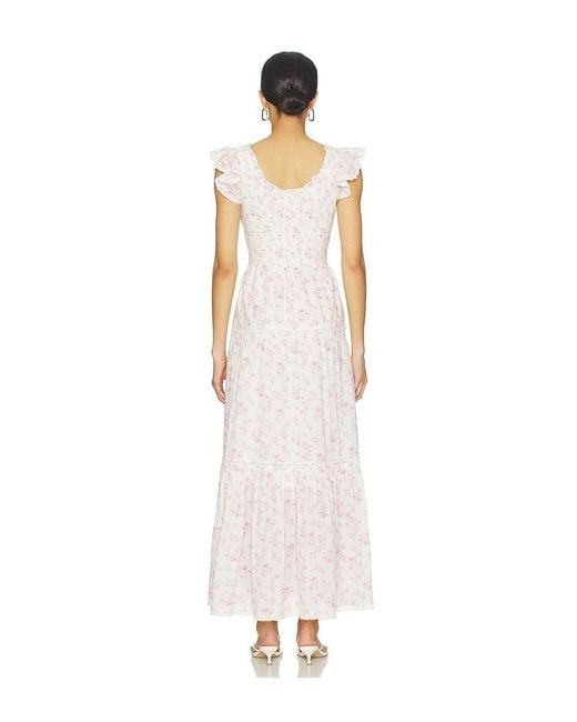 LoveShackFancy White Chessie Dress
