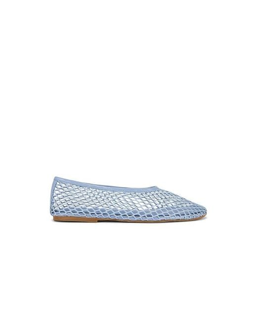 Tony Bianco Blue Mazey Flat