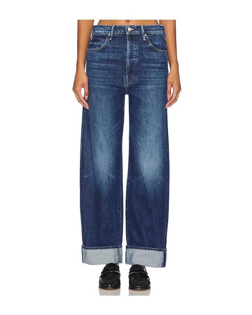 Mother Blue The Spitfire Nerdy Cuff Jeans