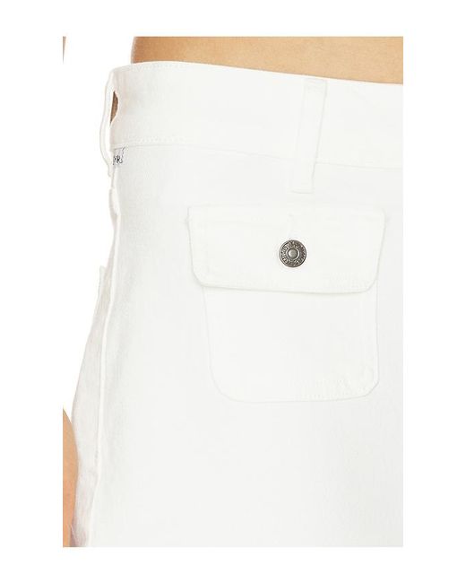 Citizens of Humanity White Nora Patch Pocket Trouser Jeans