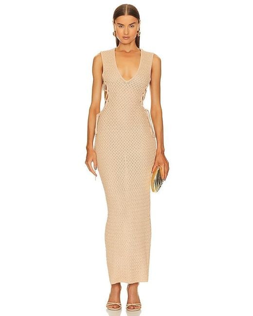 ROBE KYLE en Beige Michael Costello en coloris White