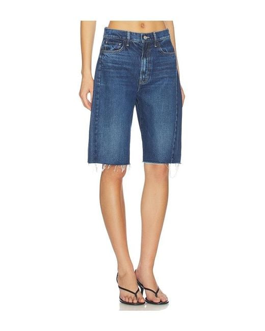Mother Blue The Half-Pipe Bermuda Fray Short