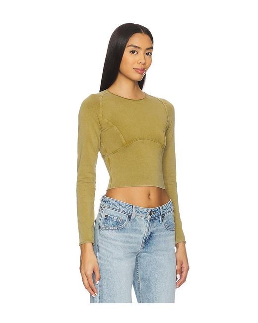 Free People Blue X We The Free Protagonist Long Sleeve