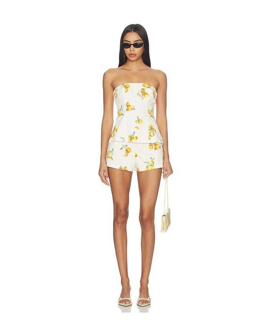 MAJORELLE White Sansa Mini Short