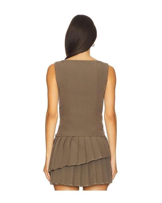 superdown Brown Marlowe Top