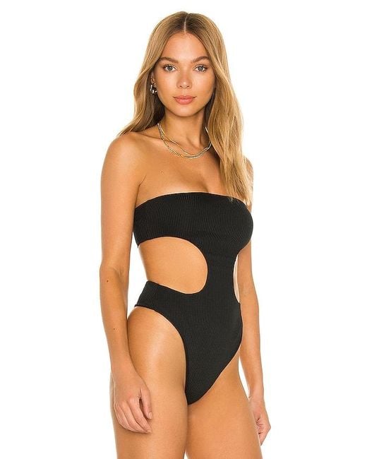 superdown Black Darcey Cut Out Bodysuit