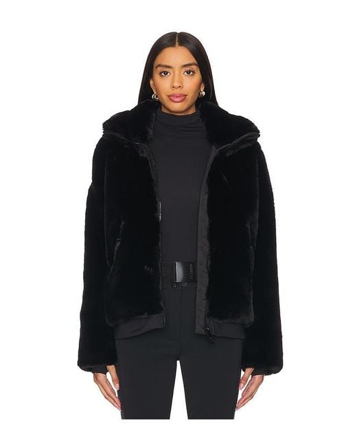 Sam. Black Nicole Faux Fur Jacket