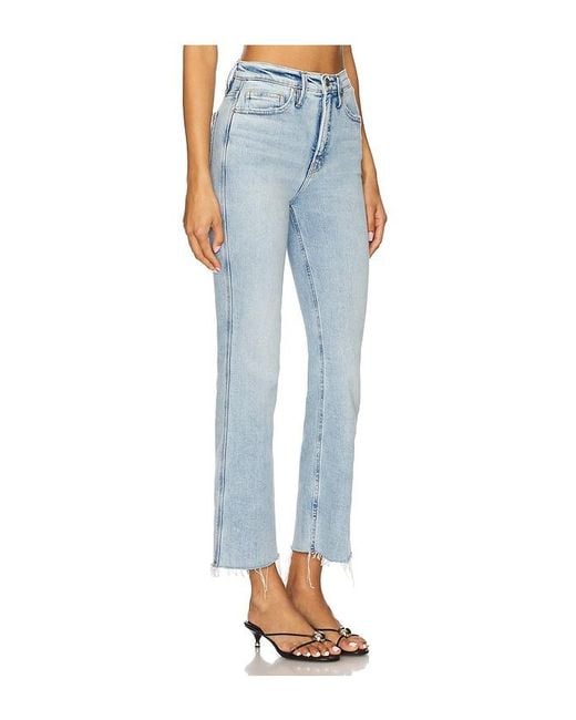 GOOD AMERICAN Blue Good Standard Kick Flare Jeans