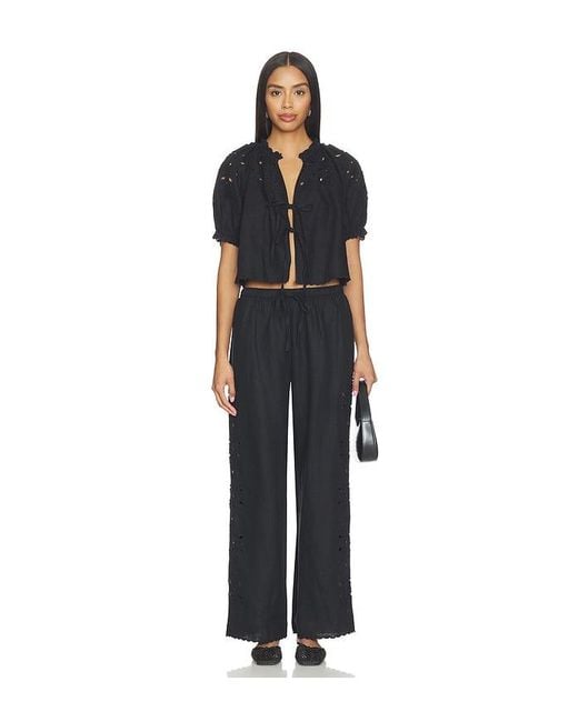 Rails Black Lizbeth Top