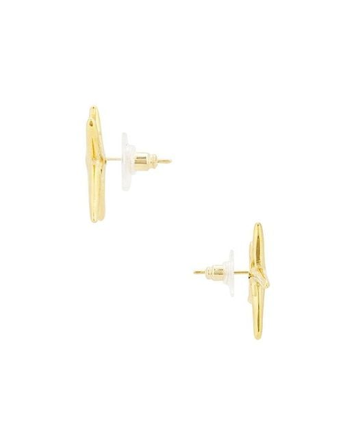 Casa Clara Metallic Aleria Stud Earrings