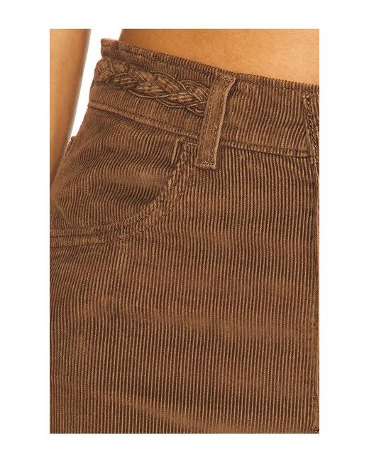 Levi's Brown Ribcage Wide Leg Braided Jeans