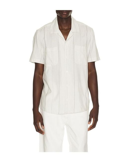 PAIGE White Jacobson Shirt for men