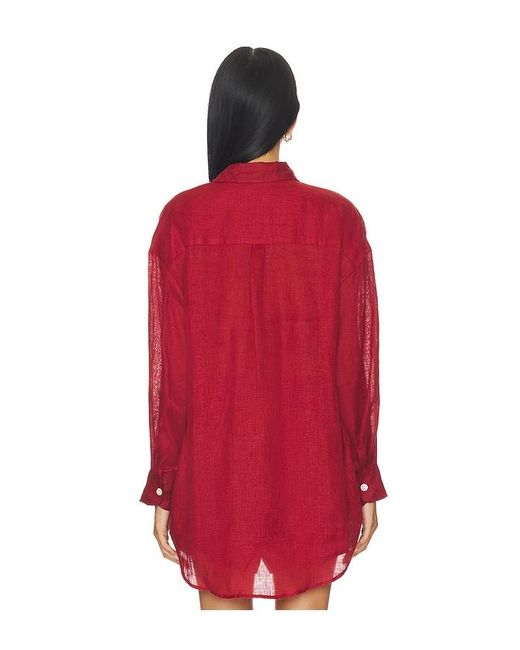 Vitamin A Red Playa Boyfriend Shirt