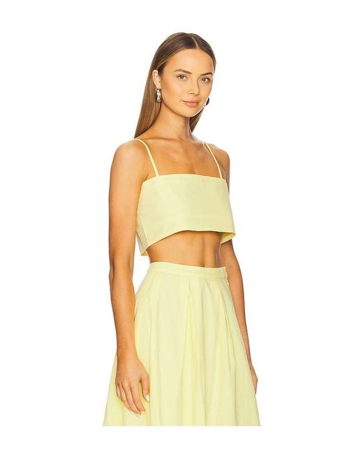 Azeeza Yellow Walton Top