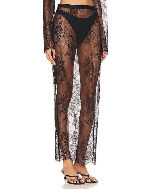 House of Harlow 1960 Black X Revolve Dionne Lace Maxi Skirt