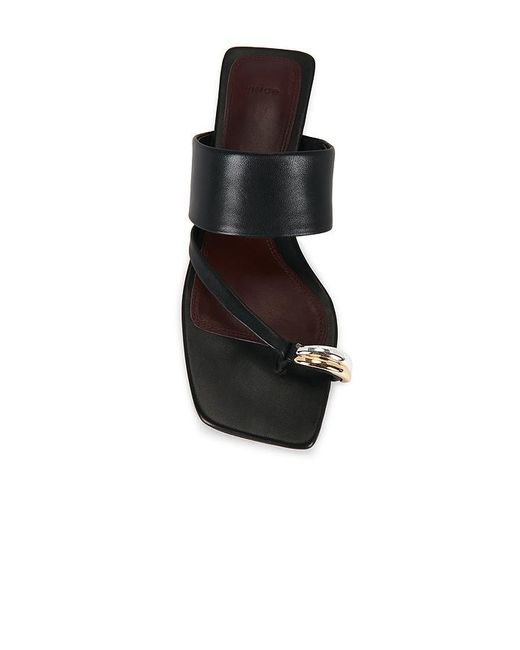 Vince Black Stacy Sandal