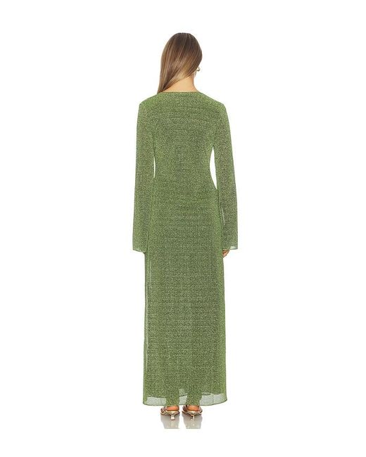 Oseree Green Lumiere O Long Kaftan