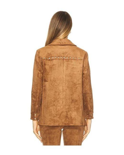 Amanda Uprichard Brown X Revolve Nirvana Suede Jacket