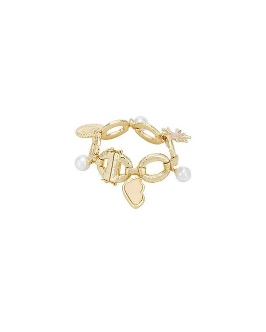 Self-Portrait White Coral Charm Bracelet