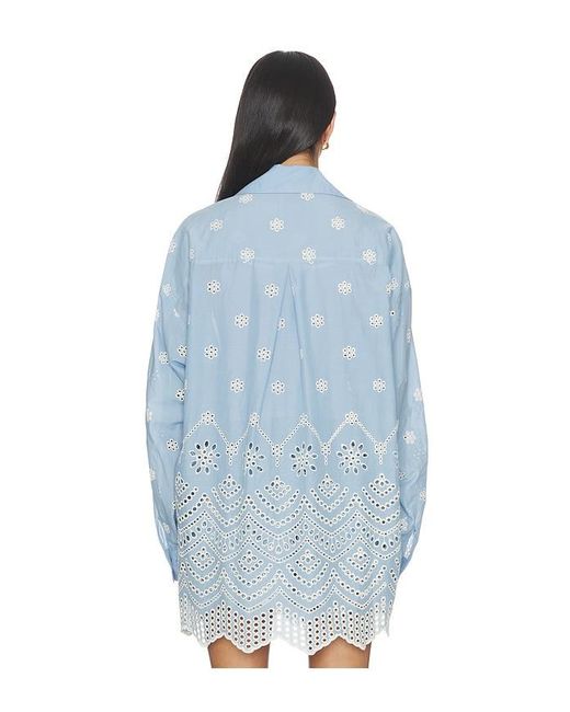 MISA Los Angles Blue Nalin Top
