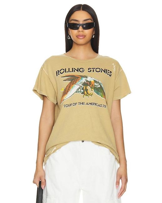 Camiseta de 1975 rolling stones MadeWorn de color Multicolor