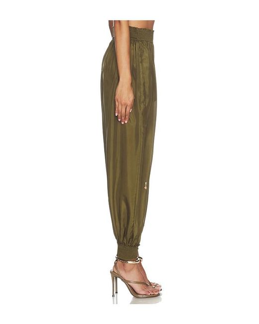Zimmermann Green Mahon Harem Pant