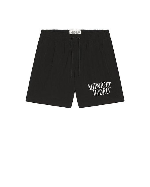 MIDNIGHT RODEO Black Mr Swim Short for men
