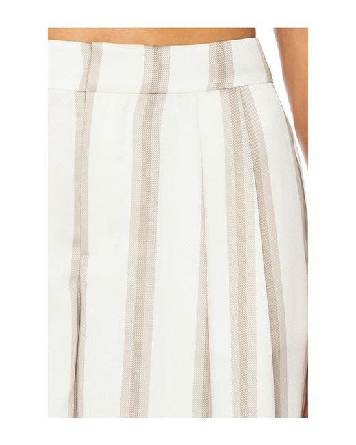 SER.O.YA White Marlowe Satin Pant