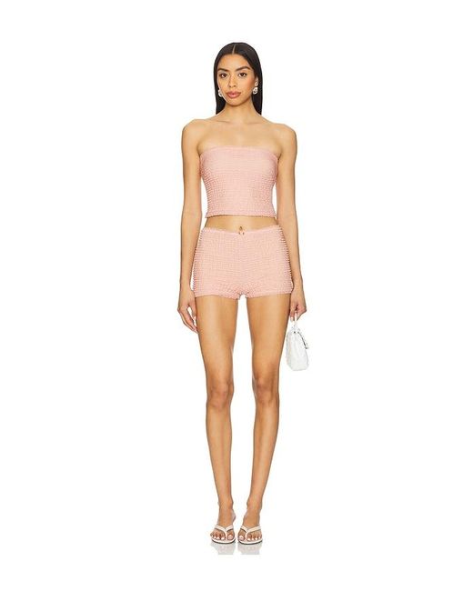 Show Me Your Mumu Pink X Revolve Nicki Tube Top