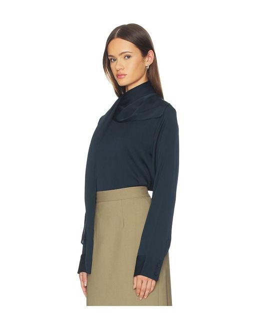 SRG Blue Celeste Silk Top