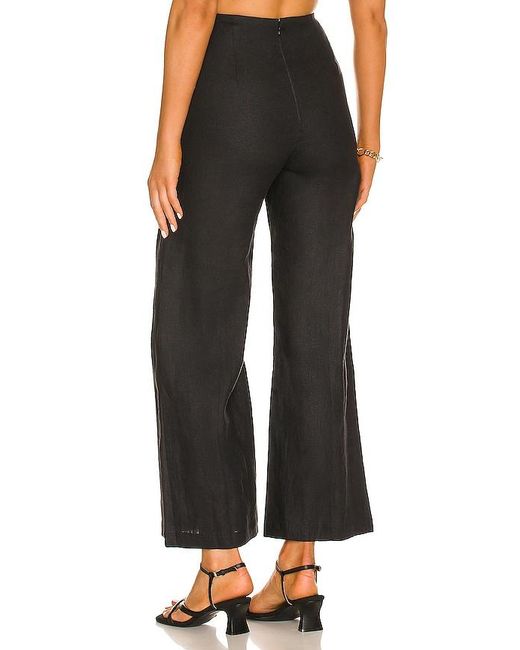 Faithfull The Brand Black Ottavio Pants