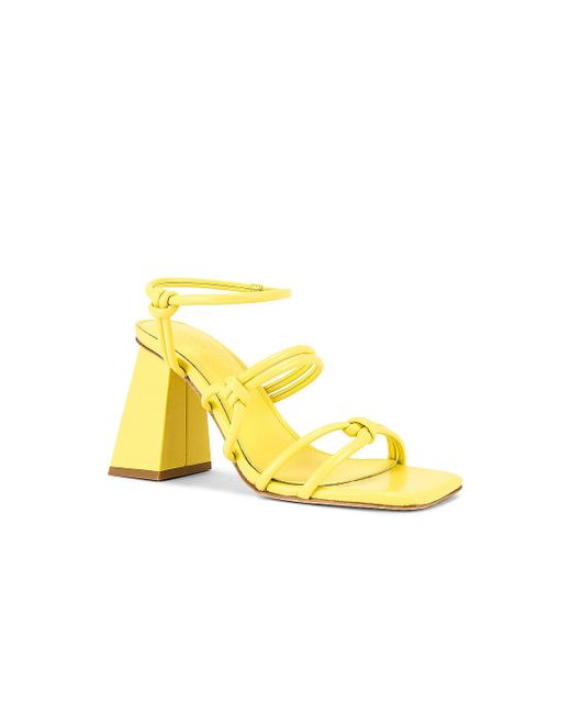 Song of Style Leather Noelle Heel in 