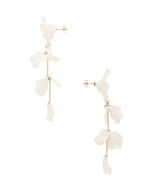 Shashi Gardenia イヤリング White