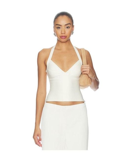 Tiger Mist White Sydel Top