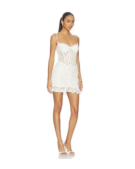 MAJORELLE White Lorena Mini Dress