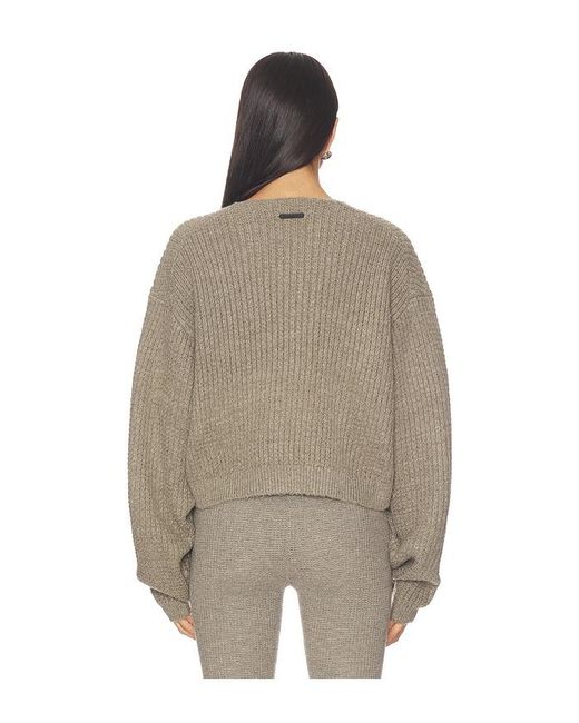 Fear Of God Brown Heavy Waffle 90's Sweater