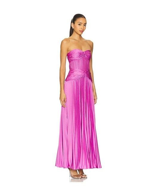 AMUR Pink Del Gown
