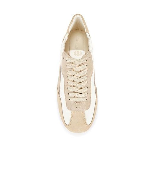 Jonathan Simkhai White Georgie Elasticized Leather Combo Sneaker