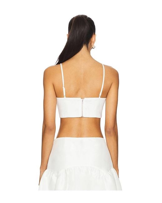 MORE TO COME White Carson Top