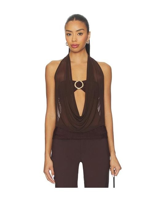 Tiger Mist Brown Makena Top