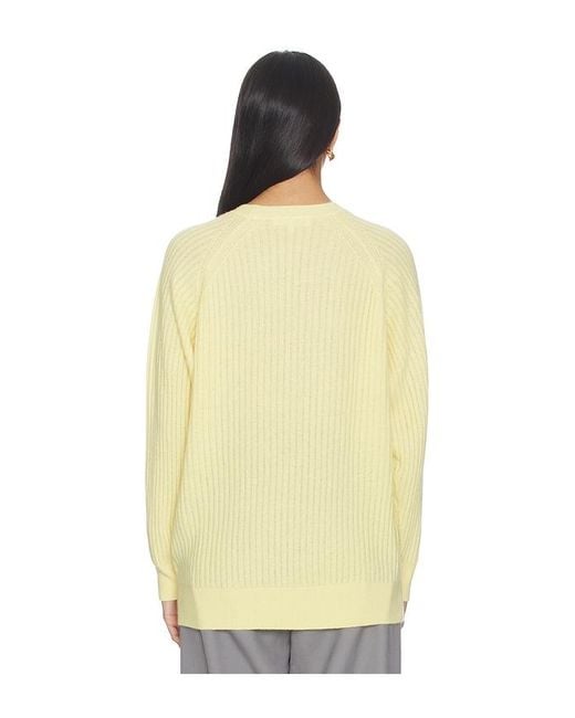 FRAME Yellow The Cashmere Sunbeam Sweater