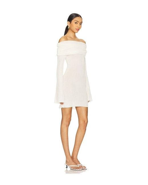 SER.O.YA White Galli Mini Dress