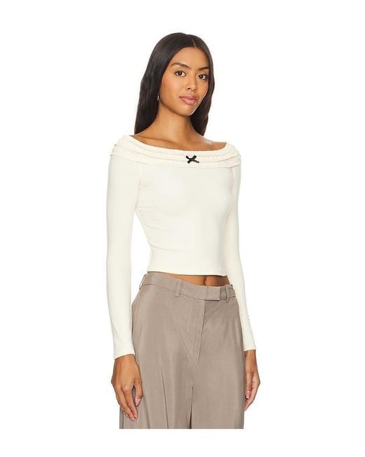 MORE TO COME White Brexley Top
