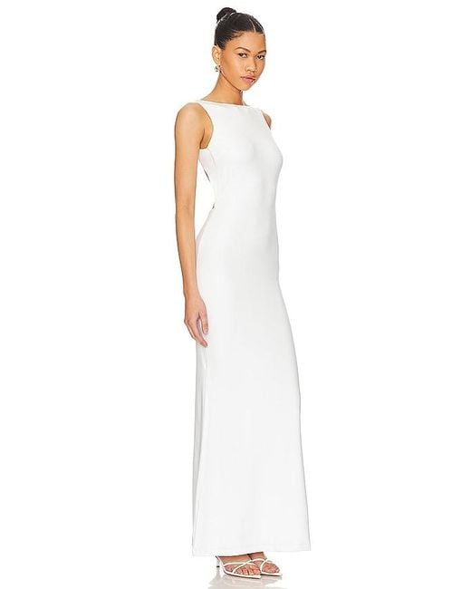 superdown White Astra Maxi Dress